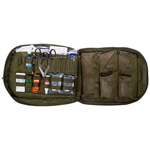 Stomp Medical Kit Tactical Backpack 3 Stomp Medical Kit Fully Stocked First Aid Backpack, OD Green