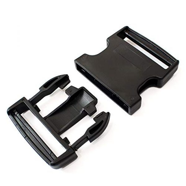 LytHarvest Tactical Belt 6 LytHarvest 2.25" Tri-Release Buckle Set, Replacement Buckle System for 2-1/4in Duty Belt, 2-Pack, Black