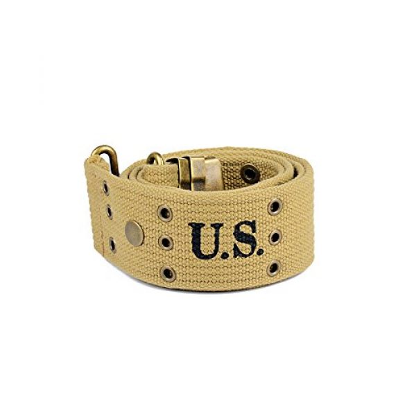 SMONT Tactical Belt 2 SMONT Repro WW2 US Army M36 Pistol Belt Tactical WWII M1936 Webbing Belt Up to 42 Inches
