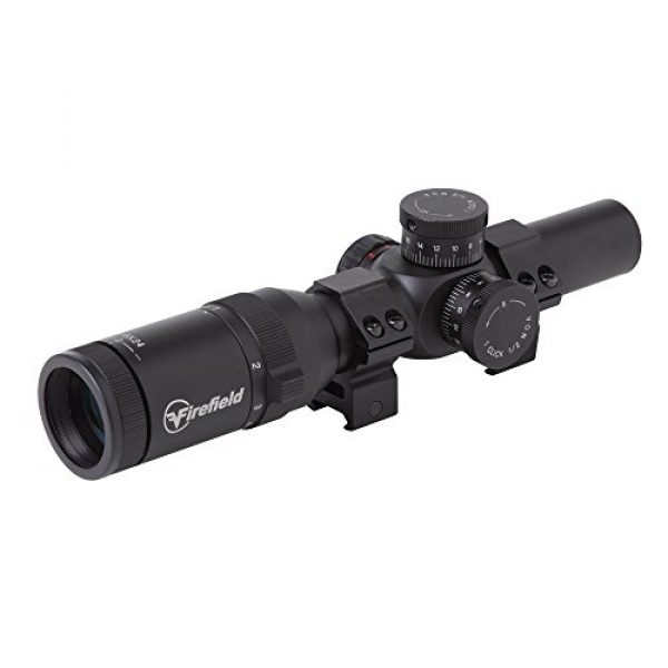 Firefield Rifle Scope 5 Firefield Close Combat 1-6x24 1st Focal Plane Illuminated Riflescope, Model:FF13022