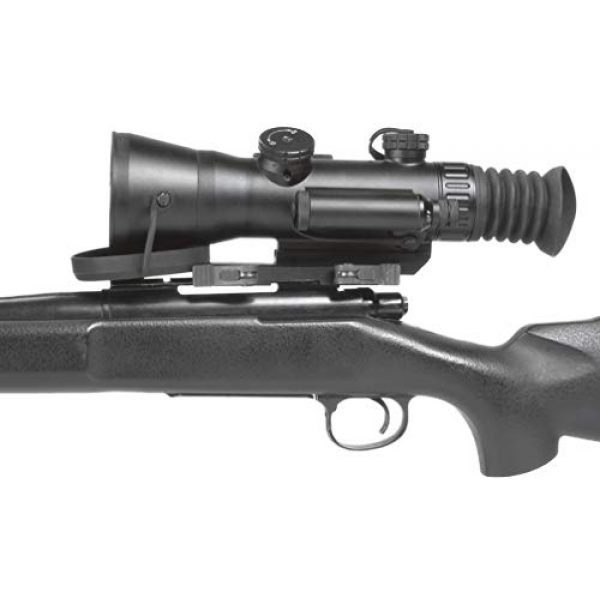PRG Defense Rifle Scope 4 PRG Defense 15WOL422103021 Model Wolverine 4 NL2 Gen 2+"Level 2" Night Vision Rifle Scope with Sioux850 Long-Range Infrared Illuminator, 4X Magnification, 10m to Infinity Focus Range