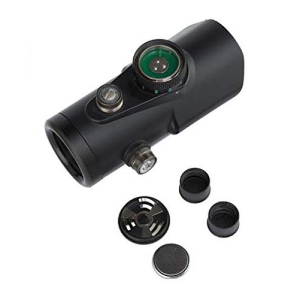 DJym Rifle Scope 3 DJym Tactical Red Dot Scope with Sunshade Used for Hunting Rifles or Air Rifles Scope