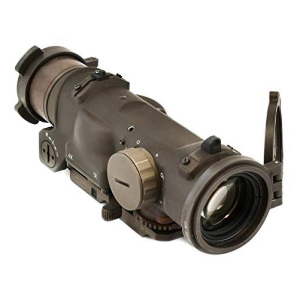 Elcan Rifle Scope 3 Elcan SpecterDR 1x/4x Optical Sight, 7.62mm, CX5396 Illum Crosshair Reticle, Flat Dark Earth