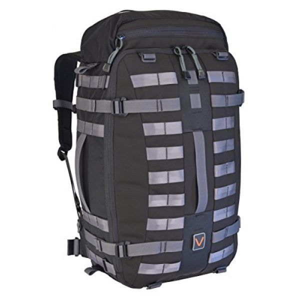 VITAL GEAR Tactical Backpack 1 VITAL GEAR Air Rover Modular Adventure Travel Backpack, Black, Medium/40mm