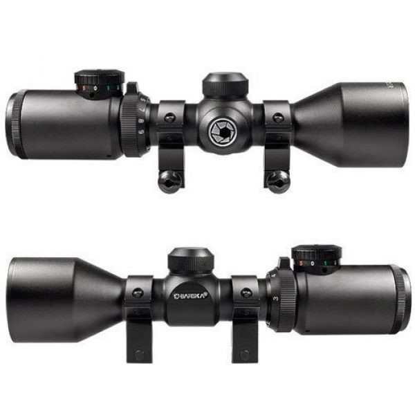 BARSKA Rifle Scope 2 BARSKA 3-9x42 IR Contour Dual Color Reticle 30/30 IR Riflescope