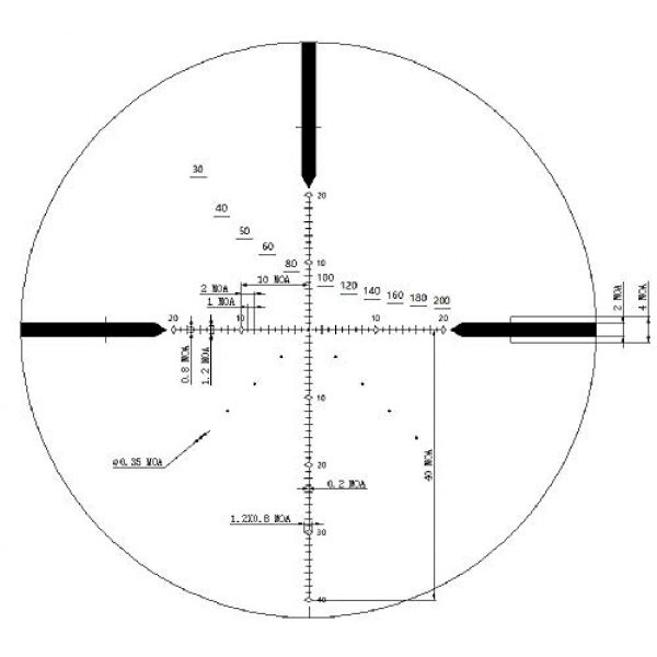 ApexHorizon Rifle Scope 7 ApexHorizon VT-3 6-24X50 SFAI Rifle Scope,Sniper Hunting Optics Crosshair Gun Scopes