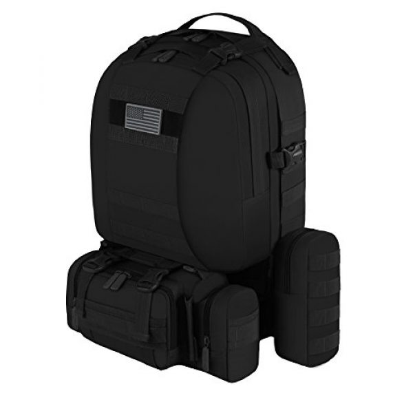 East West U.S.A Tactical Backpack 2 East West U.S.A RT505 Tactical Molle Military Rucksacks Assault Combat Trekking Bag