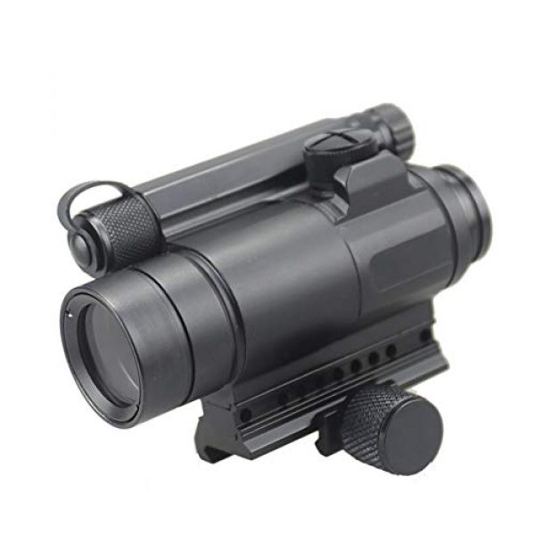 DJym Rifle Scope 2 DJym M4 Non-Magnification Red Film, Red Dot Sight, High Shockproof Waterproof Rifle Scope