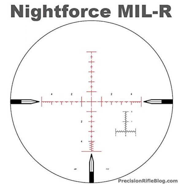 NightForce Rifle Scope 5 Nightforce NXS 3.5-15x50 .1 MRAD Zero-stop Mil-R C527