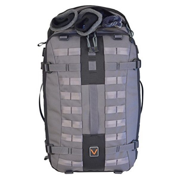 VITAL GEAR Tactical Backpack 2 VITAL GEAR Air Rover Modular Adventure Travel Backpack, Black, Medium/40mm
