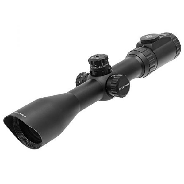 UTG Rifle Scope 1 UTG 2-16X44 36-Color UMOA Reticle Multi-Range AO Scope, 30mm