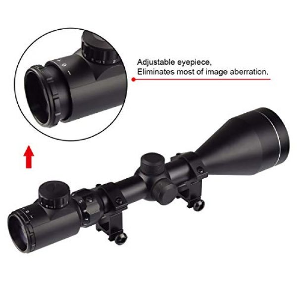 OTW Rifle Scope 4 OTW Rifle Scope 3-9X56 Red&Green Mil-dot Illuminated Optics Optical Scope