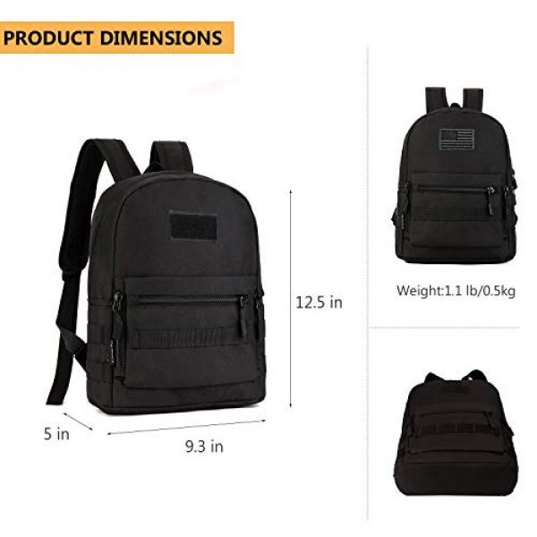 ArcEnCiel Tactical Backpack 3 ArcEnCiel Kid's Tactical Backpack with Patch
