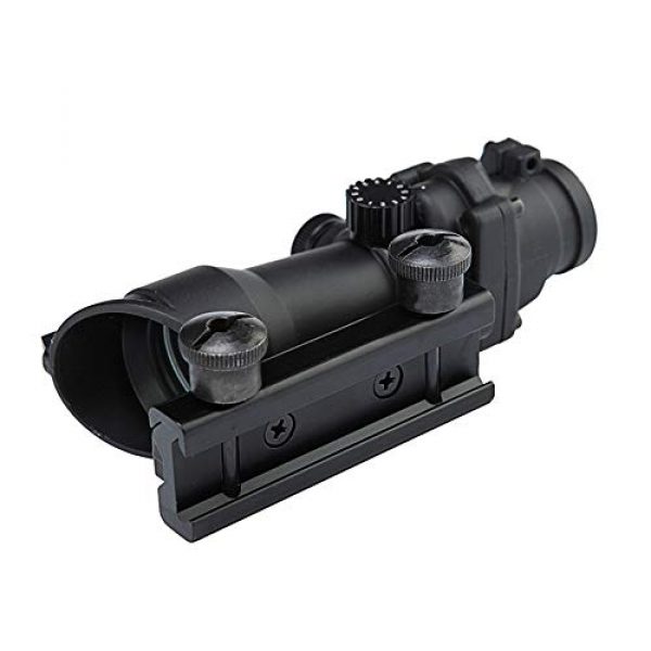 DJym Rifle Scope 2 DJym Wire Differentiation HD No Magnification Blue Film Sight, Inner Red Dot Sightproof