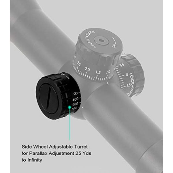 ohhunt Rifle Scope 4 ohhunt Guardian 10X44 SF Hunting Riflescopes Side Parallax Turrets Lock Reset Fixed Magnification 10X Scope