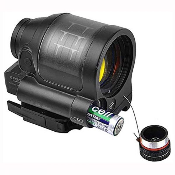 MUJING Rifle Scope 2 MUJING Solar Power Holographic Sight Red Dot Sight Scope Optic Sight Reflex Sight for Hunting Scopes