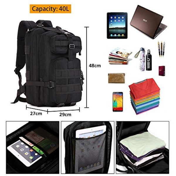 Zology Tactical Backpack 4 Zology Military Tactical Backpack for BOB GHB MOLLE Assault Bag