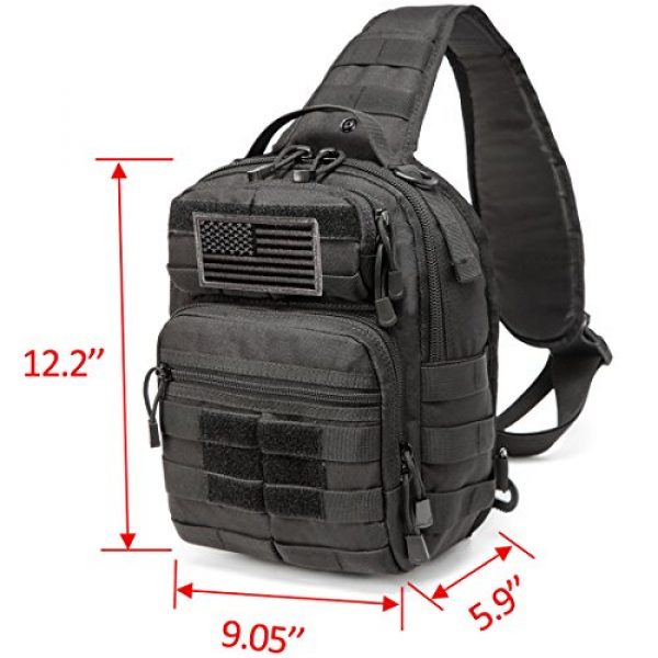 CRAZY ANTS Tactical Backpack 2 Crazy Ants Tactical Sling Bag Rover Molle Pack Shoulder Sling Backpack for Man