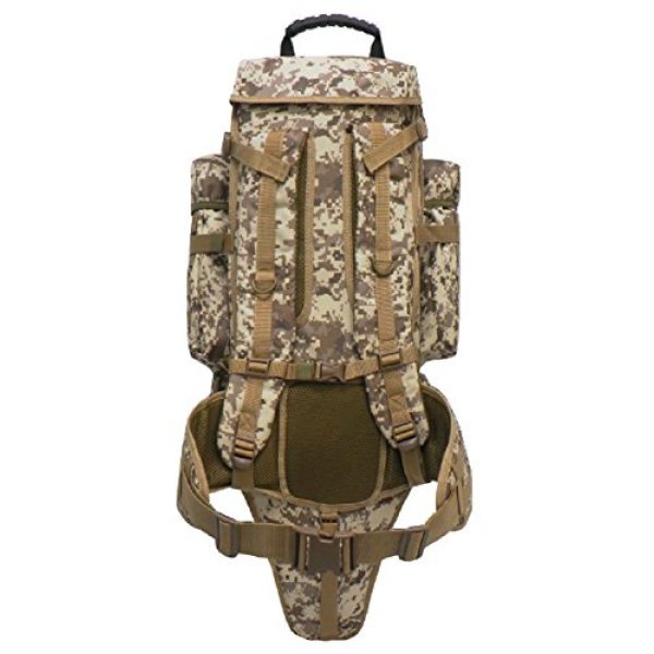 East West U.S.A Tactical Backpack 3 East West U.S.A RT538/RTC538 Tactical Molle Military Assault Rucksacks Backpack, Tan ACU