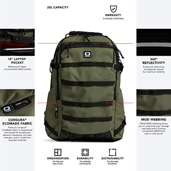 OGIO Tactical Backpack 3 OGIO ALPHA Convoy 525 Laptop Backpack