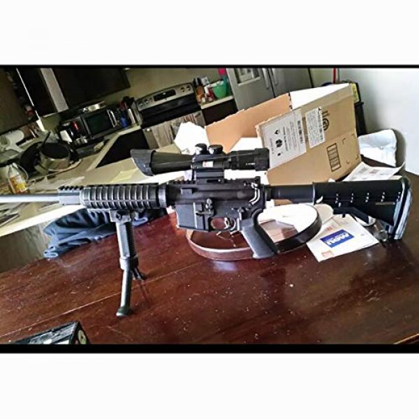 MUJING Rifle Scope 6 MUJING Tactical 3.5-10x40 Adjustable Dovetail Optics Rifle Scope Fit 11mm or 20mm Picatinny Rail