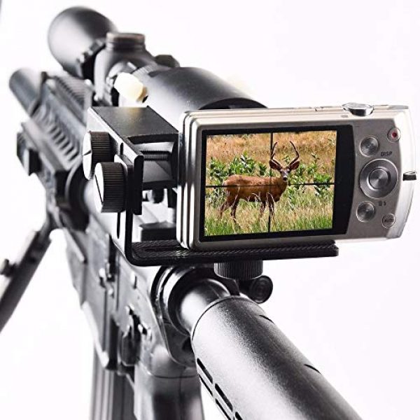 MUJING Rifle Scope 6 MUJING Rifle Scope Adapter Smartphone Mounting System- Smart Shoot Scope Mount Adapter - Display and Record The Discovery