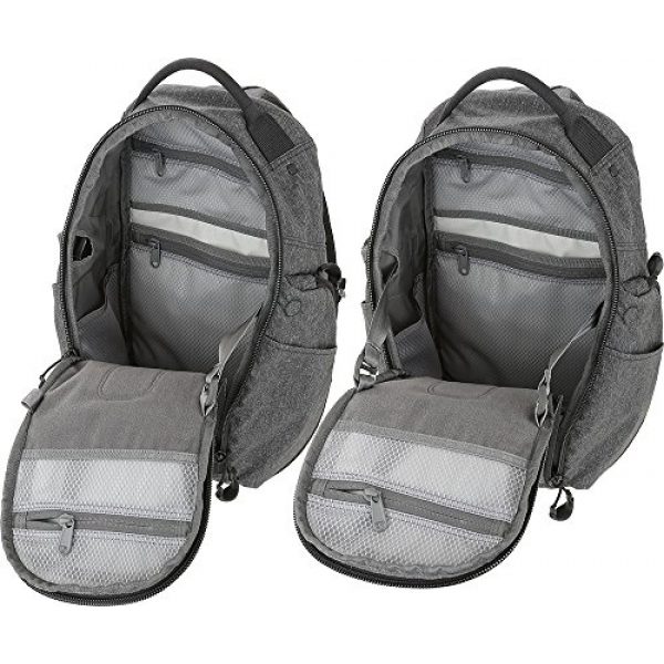 Maxpedition Tactical Backpack 6 Maxpedition Entity 16 CCW-Enabled EDC Sling Pack 16L for Covert Concealed Carry, Charcoal