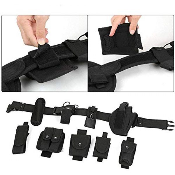 eoocvt Tactical Belt 4 eoocvt Tactical Belt Outdoor Multifunction Tactical Belt Security Police Guard Utility Kit