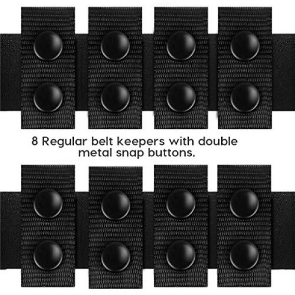 Vanmor Tactical Belt 5 Vanmor Duty Belt Keeper with Double Snaps for Outdoor Sports Belt Fixing Wide Belt Security Tactical Belt Police Military Equipment Accessories