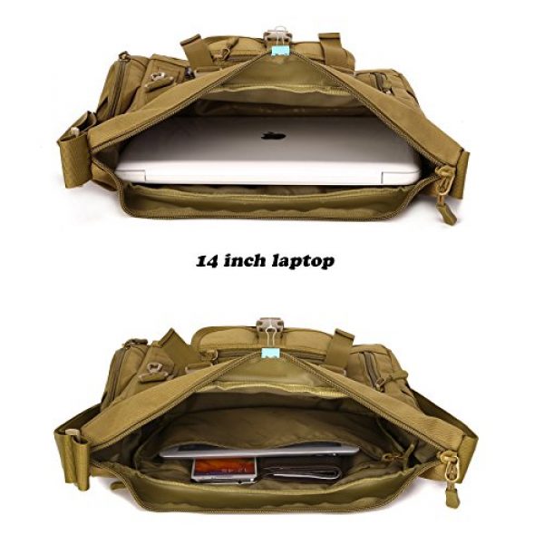 ArcEnCiel Tactical Backpack 5 ArcEnCiel Tactical Messenger Bag Men Military MOLLE Sling Shoulder Pack with Patch