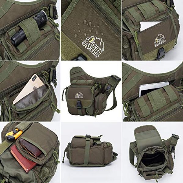 Aveler Tactical Backpack 4 Aveler Nylon Multifunction Sling Bag Tactical MOLLE Military Crossbody Backpack