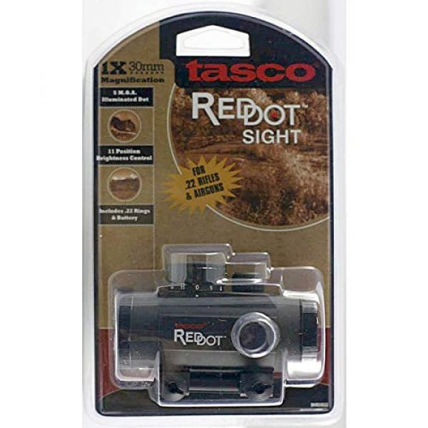 Nimrod's Wares Rifle Scope 2 Nimrod's Wares Tasco ProPoint Ruger 10/22 Red Dot Sight 1x30mm 5 MOA Bundle with Microfiber Cloth