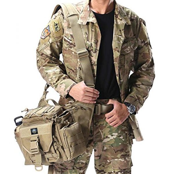 SHANGRI-LA Tactical Backpack 2 SHANGRI-LA Multi-functional Tactical Messenger Bag Camera Molle Assault Gear Sling Pack