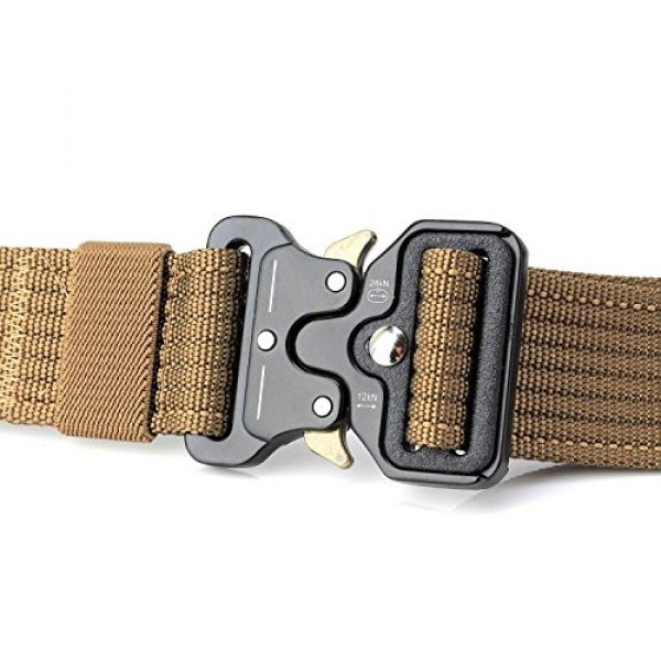 FEIKCOR Tactical Belt 4 FEIKCOR Tactical Belt Military Style Heavy Duty Belt Tactical Sports Belts (N022-Brown)