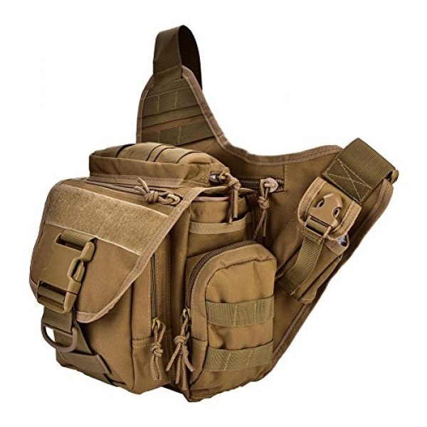 Vbestlife Tactical Backpack 1 2Colors Durable Men Military Chest Shoulder Bag Pack Military Sling Bag Chest