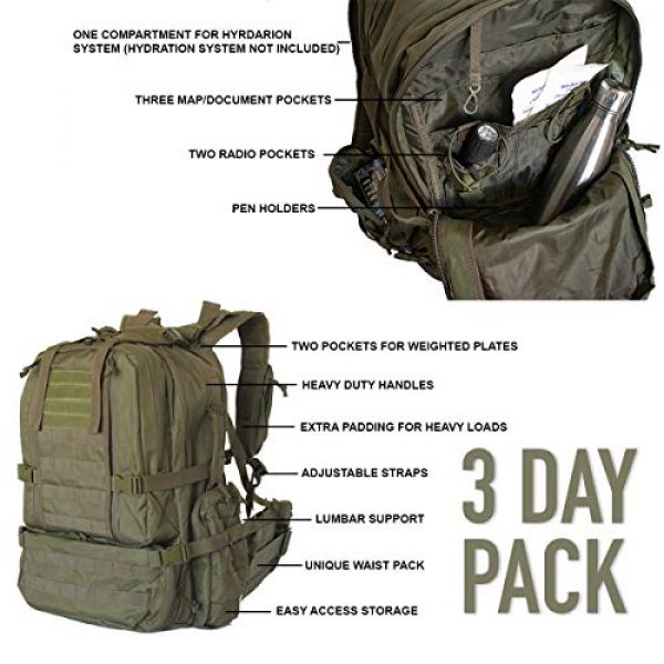 Explorer Tactical Backpack 5 Explorer 22" Waist Gun PouchesTactical Backpack