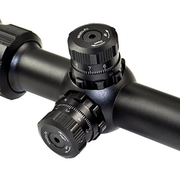 Presma Rifle Scope 6 PRESMA 6-24X50 Precision Hunting Rifle Scope with Illuminated Red, Green, Blue Mil-Dot RXR Reticle and