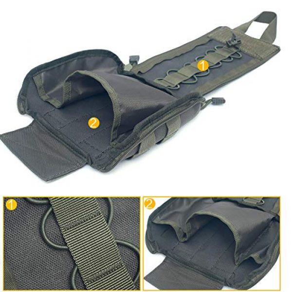Usuit Tactical Pouch 3 Usuit First Aid EMT Pouch Tactical Molle Medical Organizer Storage Bag Outdoor Survival Emergency Utility Pouch