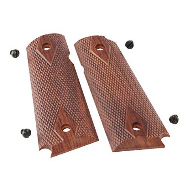 Elite Force Airsoft Pistol Grips for 1911 2 Elite Force 1911 Tac Grips - Brown, Multi (2211170), One Size
