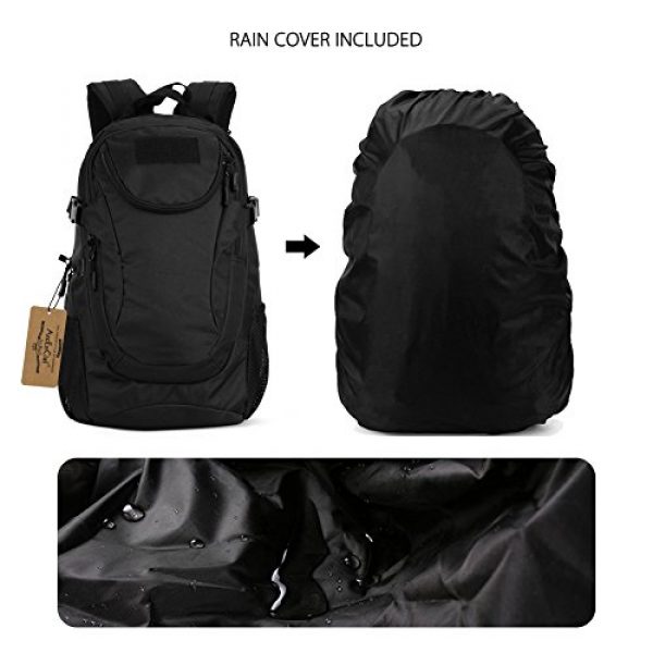 ArcEnCiel Tactical Backpack 6 ArcEnCiel Motorcycle Backpack Tactical Military Bag Army Assault Pack - Rain Cover Included
