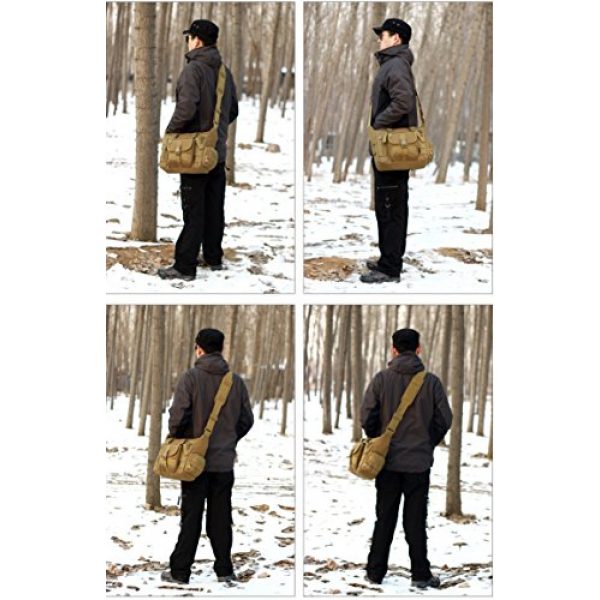 ArcEnCiel Tactical Backpack 7 ArcEnCiel Tactical Messenger Bag Men Military MOLLE Sling Shoulder Pack with Patch