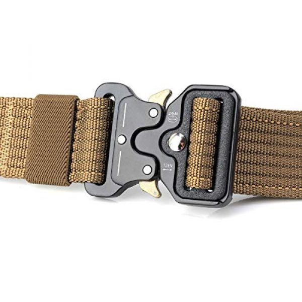 Scavengerurban Tactical Belt 3 Tactical Belt, Military Style, Outdoor, Fishing, Hunting Gear, Survival, Nylon Breathable for Riggers Mountaineers, Heavy-Duty, Quick-Release Metal Buckle All Wheather Everyday Carry