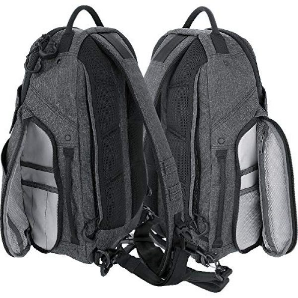 Maxpedition Tactical Backpack 4 Maxpedition Entity 16 CCW-Enabled EDC Sling Pack 16L for Covert Concealed Carry, Charcoal