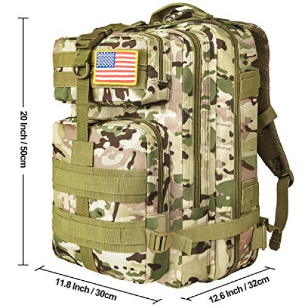 NOOLA Tactical Backpack 7 NOOLA Military Tactical Backpack Large Army 3 Day Assault Pack Molle Bag Rucksack