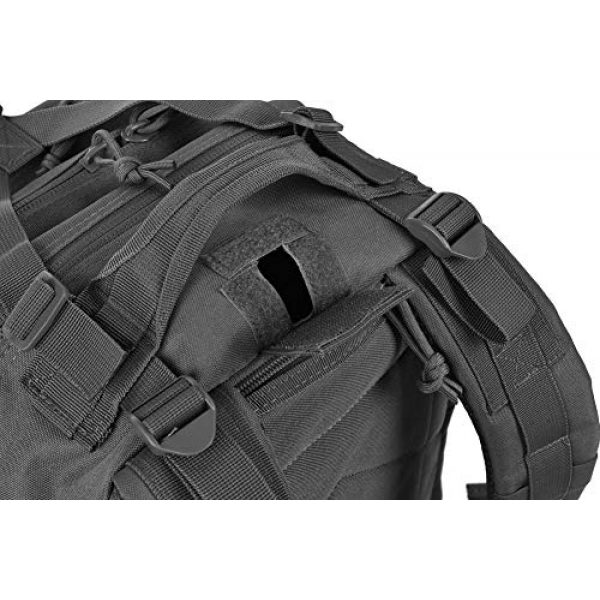 REEBOW GEAR Tactical Backpack 6 REEBOW G Military Tactical Backpack,Small Molle Assault Pack Army Bug Bag Backpacks Rucksack Daypack with Tactical US Flag Patch Black