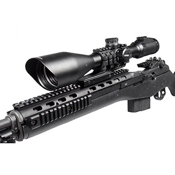 Accu-Shot Rifle Scope 2 UTG 4-16X56 30mm Scope, AO, 36-color Glass Mil-dot, w/ Rings