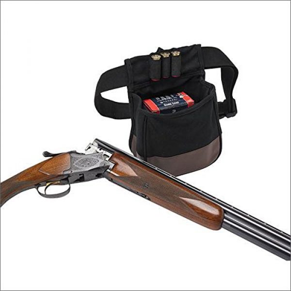 US PeaceKeeper Products Tactical Pouch 2 US PeaceKeeper Products P23010 Divided Shell Pouch, Black/Brown, One Size