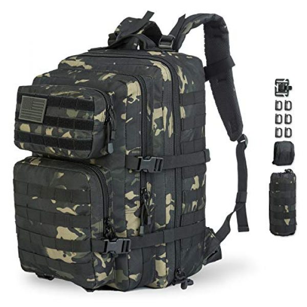 GZ XINXING Tactical Backpack 1 GZ XINXING 43L Large 3 day Molle Assault Pack Military Tactical Army Backpack Bug Out Bag Rucksack Daypack