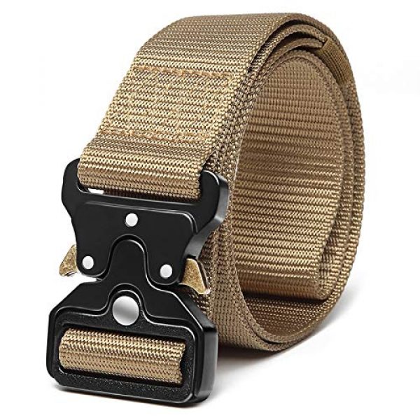 GAIVP Tactical Belt 1 GAIVP Tactical-Belts for Men, Military Style Nylon-Web-Belt with Quick-Release Buckle