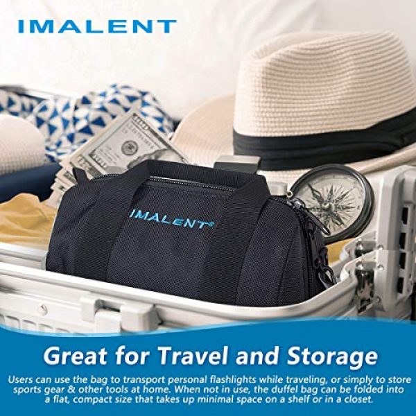 IMALENT Tactical Backpack 6 IMALENT MS12 Bag Outdoor Tactical Bags Utility Pouch, Waterproof Messenger Shoulder Bag EDC Pouch Carrying Case for DX80,R90C, MS18, R90TS and Electronic Product